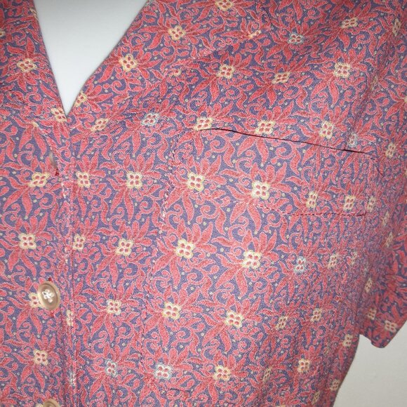 Eddie Bauer Dress Sz 2/4 * Red & Purple * Y2K * Short Flippy * Elegant Details * - Picture 5 of 10